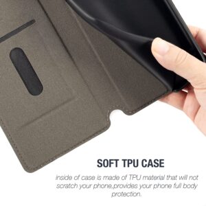 for iPhone 15 Pro Max Case, Fashion Multicolor Magnetic Closure Leather Flip Case Cover with Card Holder for iPhone 15 Pro Max (6.7”)