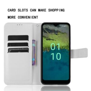 NEOYUKL Wallet Case for ZTE Nubia Z50S Pro (6.78 inches),Wallet Leather Phone Case with Magnetic Closure Credit Card Slots White