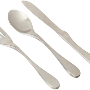 Knork Stainless Steel Flatware Starter, 12 Piece Set, Matte