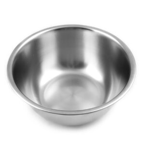 Fox Run Large Stainless Steel Mixing Bowl, 6.25-Quart, 11.75 x 5.5 inches, Metallic