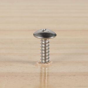 100PCS #10 x 3/4" Truss Head Sheet Metal Screws Phillips Drive Wood Screws, 304 Stainless Steel 18-8, Self Tapping