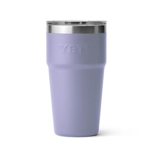 YETI Rambler Stackable Pint, Vacuum Insulated, Stainless Steel with MagSlider Lid, Cosmic Lilac