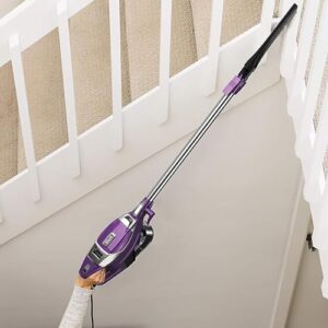 Shark ZS351 Rocket Corded Ultra-Light Vacuum with Zero-M Anti-Hair Wrap Technology, XL Dust Cup, Hand Vacuum Mode, & Swivel Steering, Plum Purple