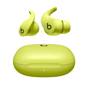 beats fit pro - true wireless noise cancelling earbuds - apple h1 headphone chip- volt yellow (renewed)