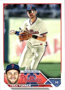 2023 topps #475 trea turner philadelphia phillies nm-mt mlb baseball