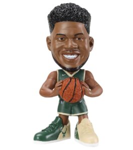 giannis antetokounmpo milwaukee bucks vinyl showstomperz 4.5 inch bobblehead nba