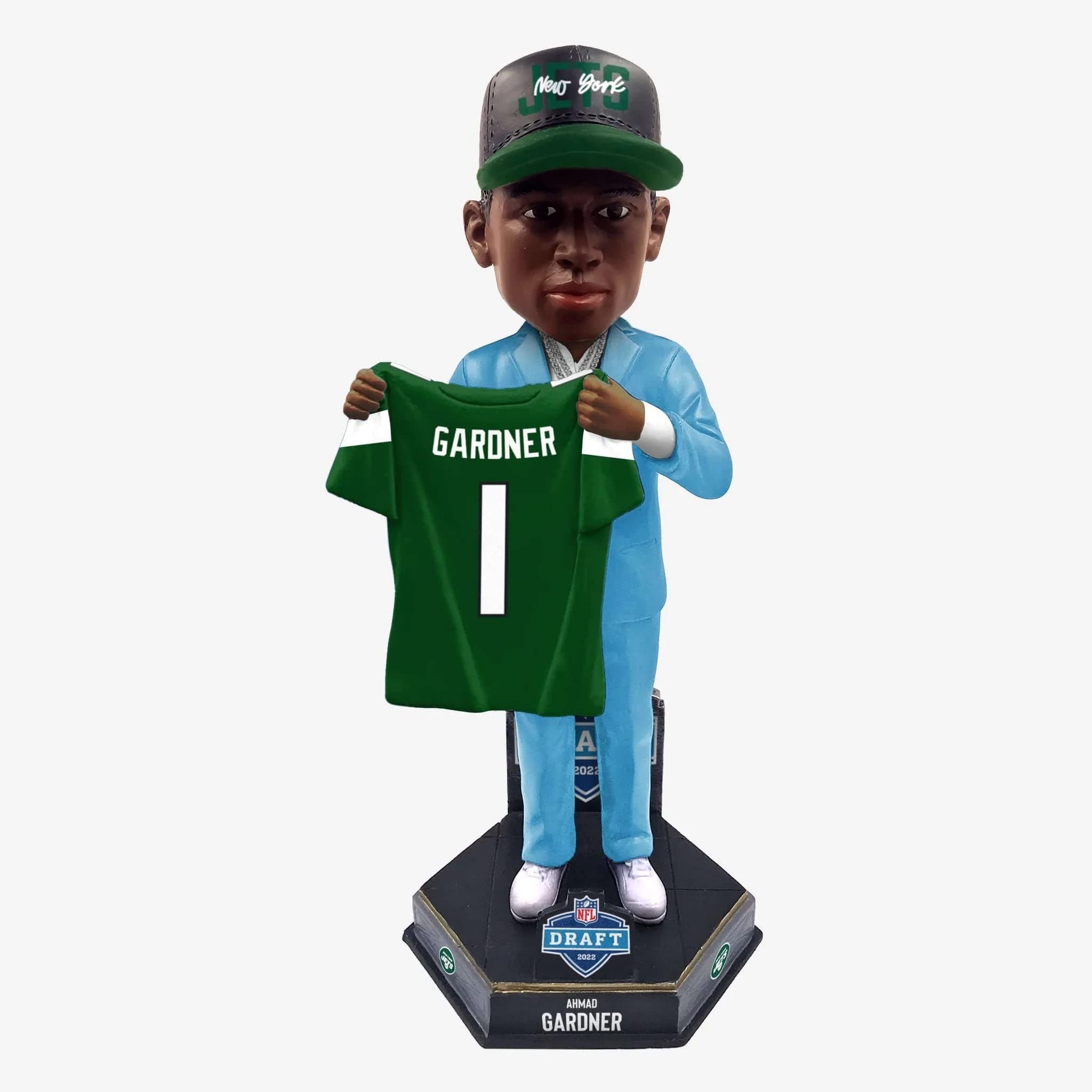 Ahmad Gardner New York Jets 2022 Draft Pick No. 4 Bobblehead NFL Football