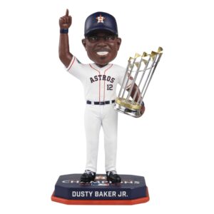 dusty baker houston astros 2022 world series champions bobblehead mlb baseball