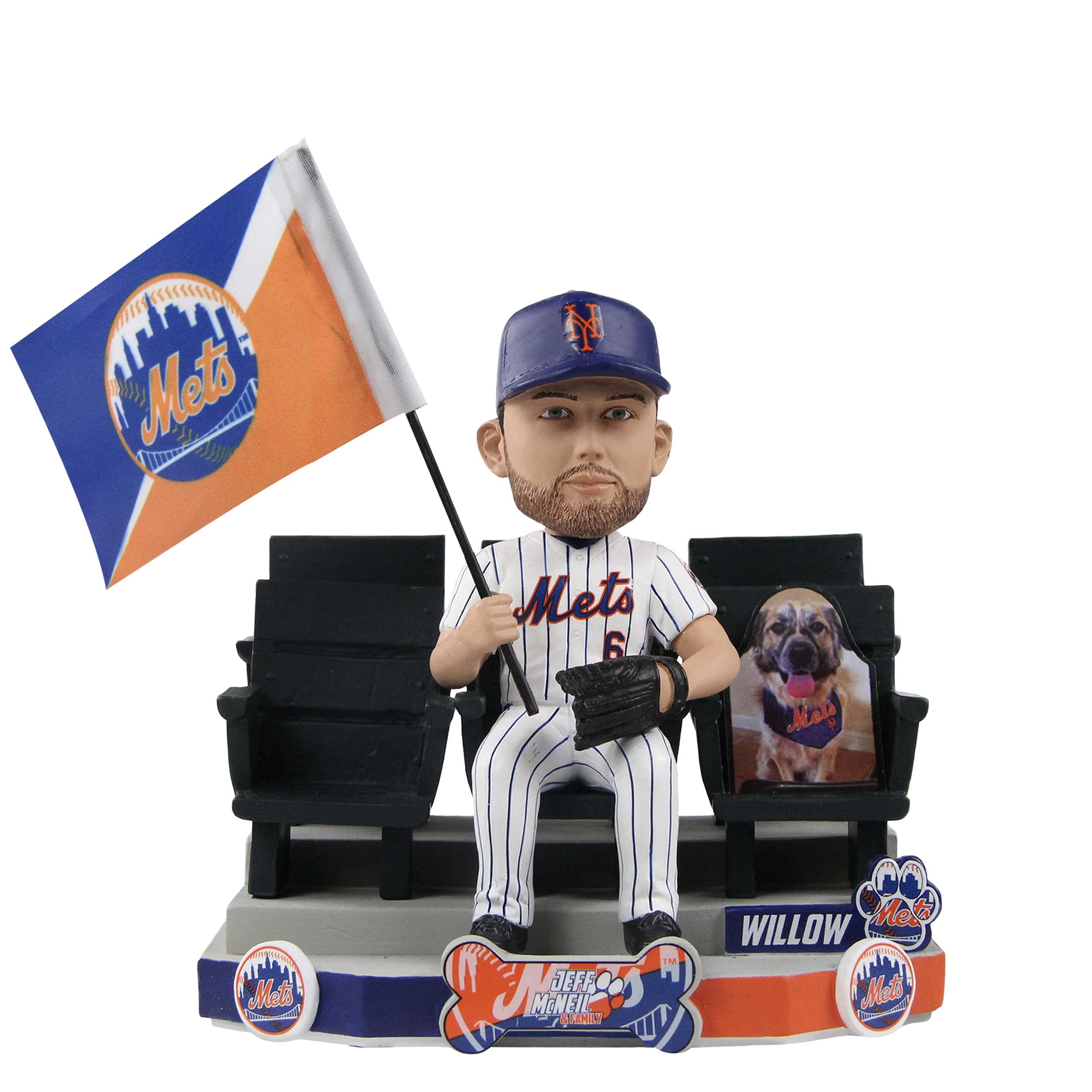 Jeff McNeil New York Mets Cardboard Dogs Cutout Bobblehead MLB