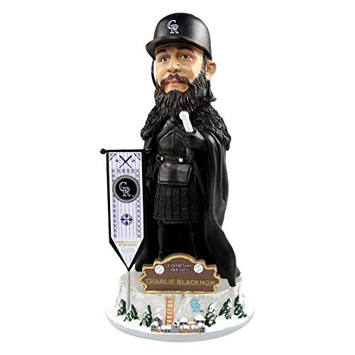 Charlie Blackmon Colorado Rockies Game of Thrones Night's Watch GOT Bobblehead