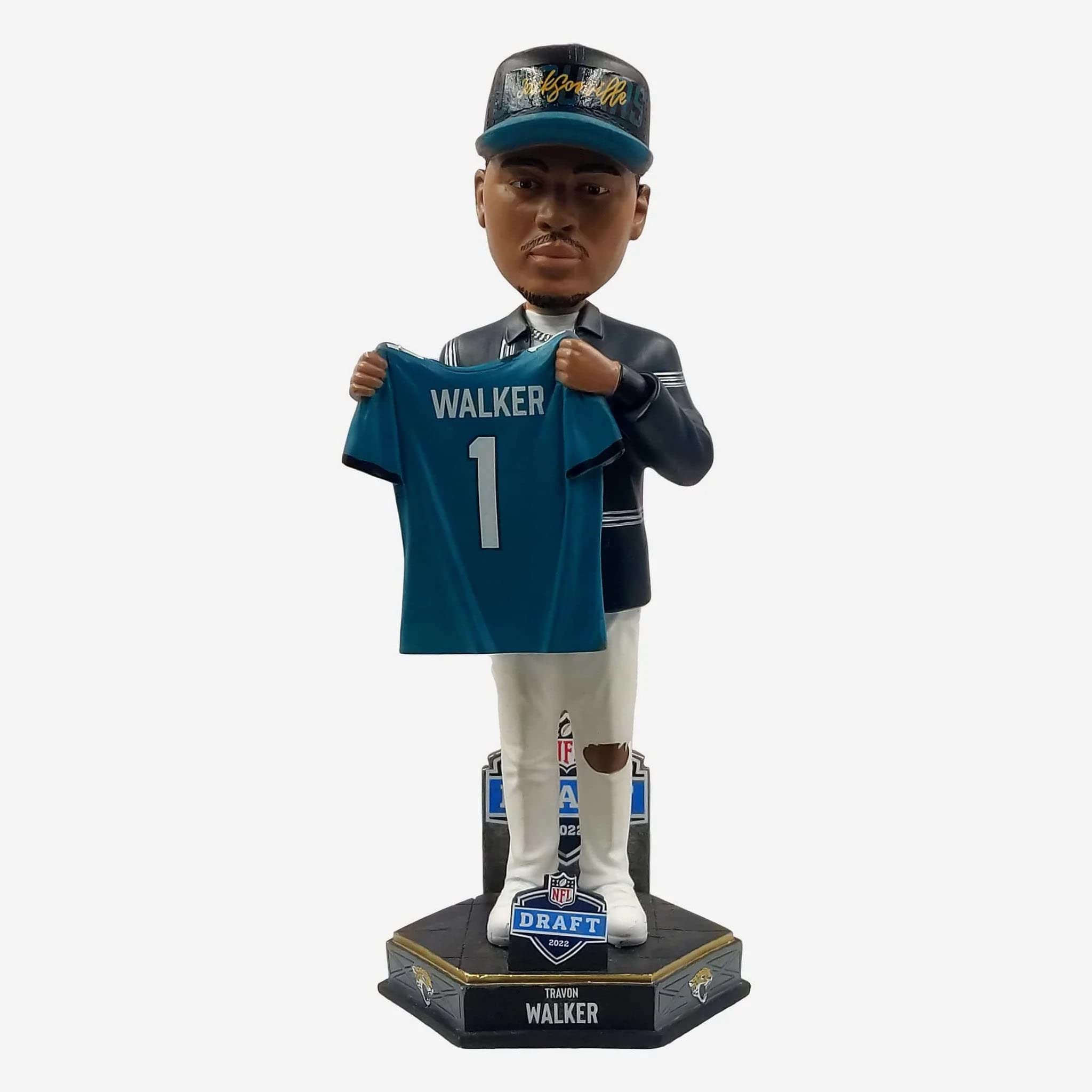 Travon Walker Jacksonville Jaguars 2022 Draft Pick No. 1 Bobblehead NFL Football