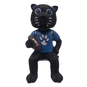 sir purr carolina panthers benchwarmerz sitting mini bobblehead nfl