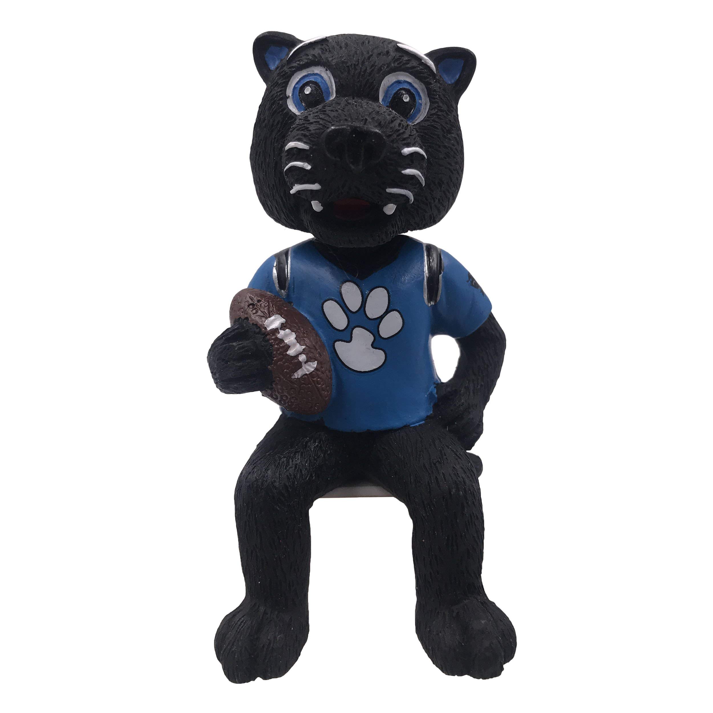 Sir Purr Carolina Panthers Benchwarmerz Sitting Mini Bobblehead NFL