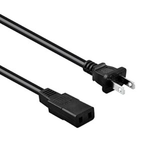 kybate 8ft 2-Prong Square AC Power Cord Cable Lead for Tandberg Equipment 3003A 3006A 3009A Power Amplifiers