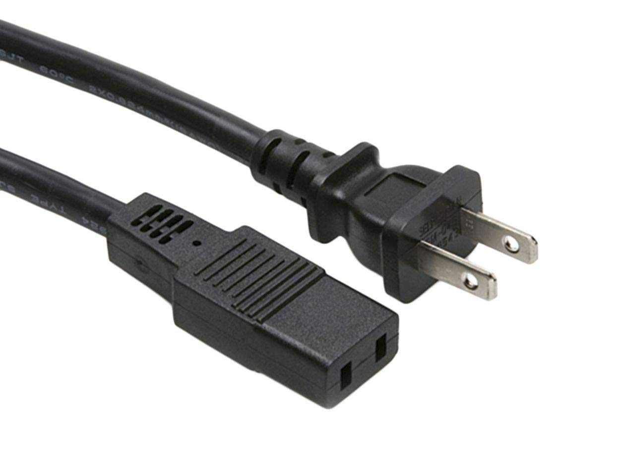 HJFPOWERCORD 2 Prong pin Power AC Cable Cord Replacement for Tandberg Models 3002a, 3006a, 3011 & 3012, Studer Revox Equipment.
