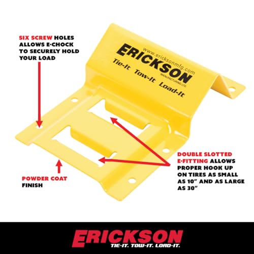 Erickson 09160 Wheel Chock Tie-Down Kit