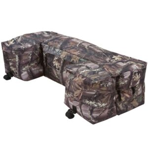 camouflage atv rear rack utility pack