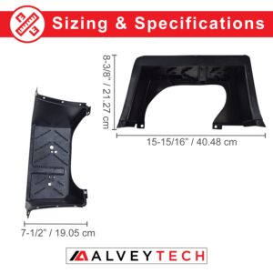 AlveyTech ATV Foot Rest (Set of 2, Left and Right Step) - Fits the Coolster ATV-3050C, TaoTao ATA-110B, ATA-110B3, & a Wide Range of ATVs and Quads, Durable Plastic Construction, Tao Tao 110 ATV Parts