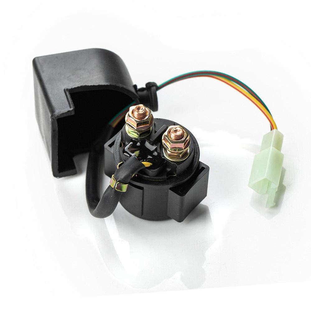 Solenoid Starter Relay for Chinese Made 50cc 70cc 90cc 100cc 110cc 125cc ATV,Dirt Bike,GO-Kart,Pochet Bike,Chopper,Scooter