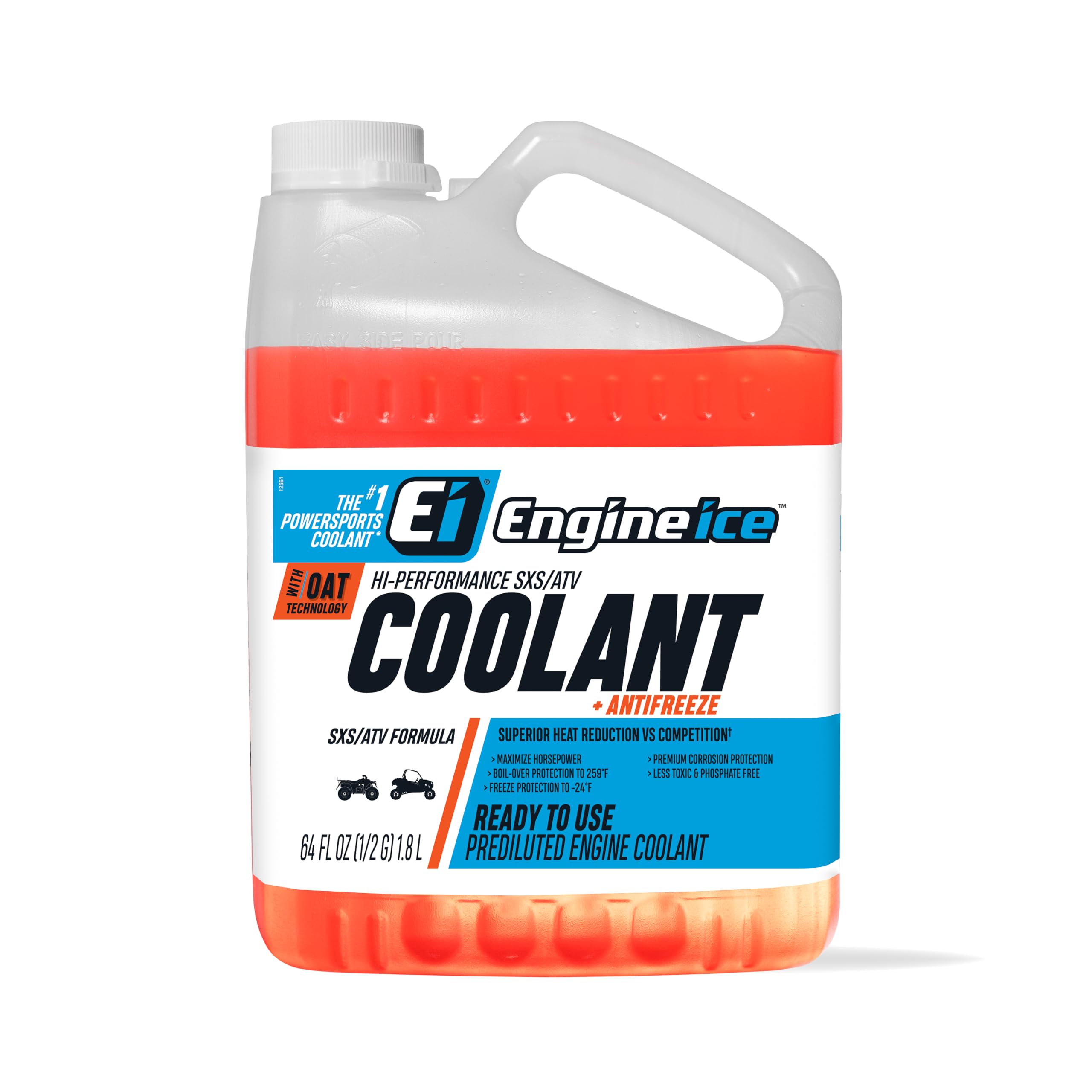 Engine Ice Hi-Performance SXS/ATV Coolant + Antifreeze 0.5 gal