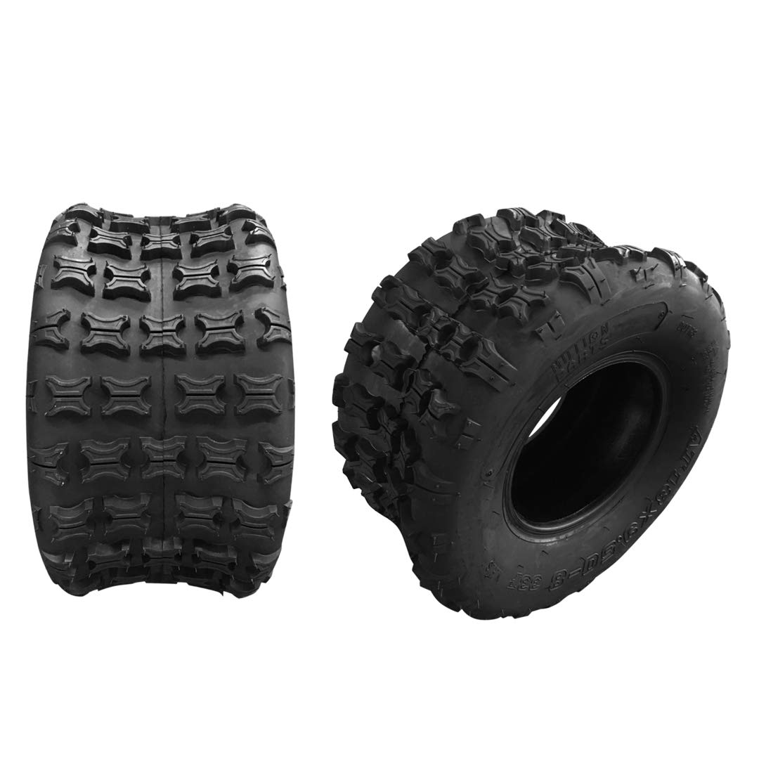 Motorhot 2 PCS 18X9.5-8 18X9.5X8 ATV UTV Tires Sport ATV Tires Cross Country Tires 4-PLY