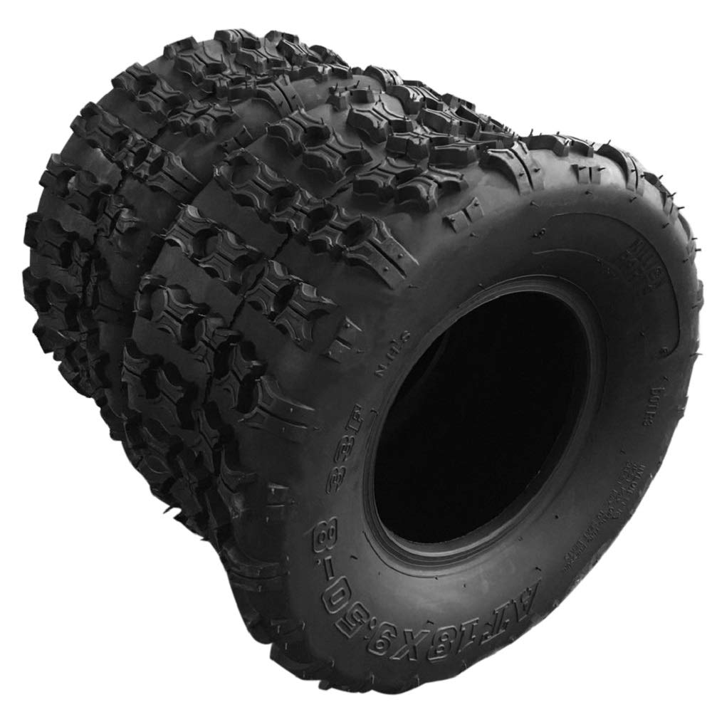 Motorhot 2 PCS 18X9.5-8 18X9.5X8 ATV UTV Tires Sport ATV Tires Cross Country Tires 4-PLY