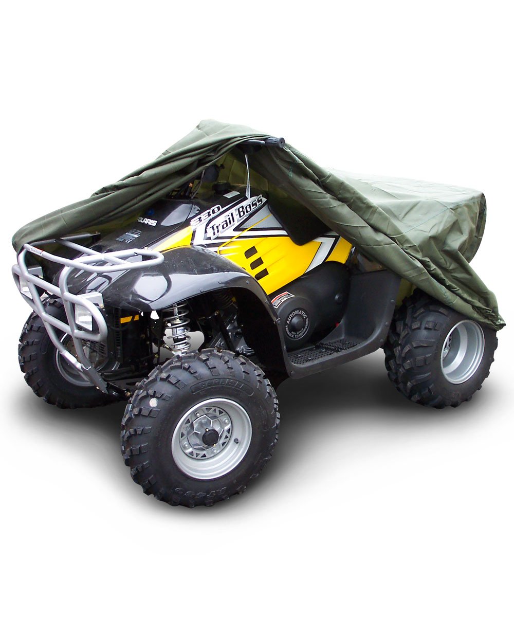 Budge ATV-1 Sportsman ATV Cover, Olive Green, Waterproof, Heavy Duty, Large, 75" Long x 45" Wide x 34" High