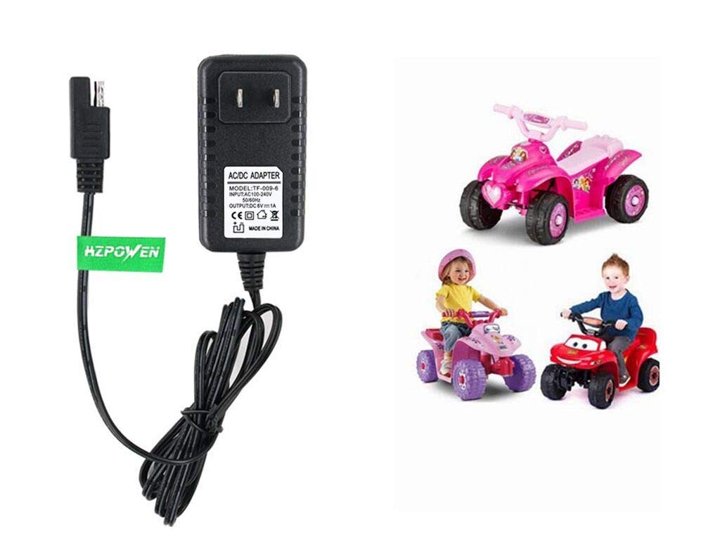 Replacement Charger 6V Fit for Disney Quad Pacific Cycle Marvel The Avenger Good Dinosaur Princess Fairies Minnie Mouse Frozen CAR McQueen ATV 6V Battery Ride ON Walmart Target Toy R US