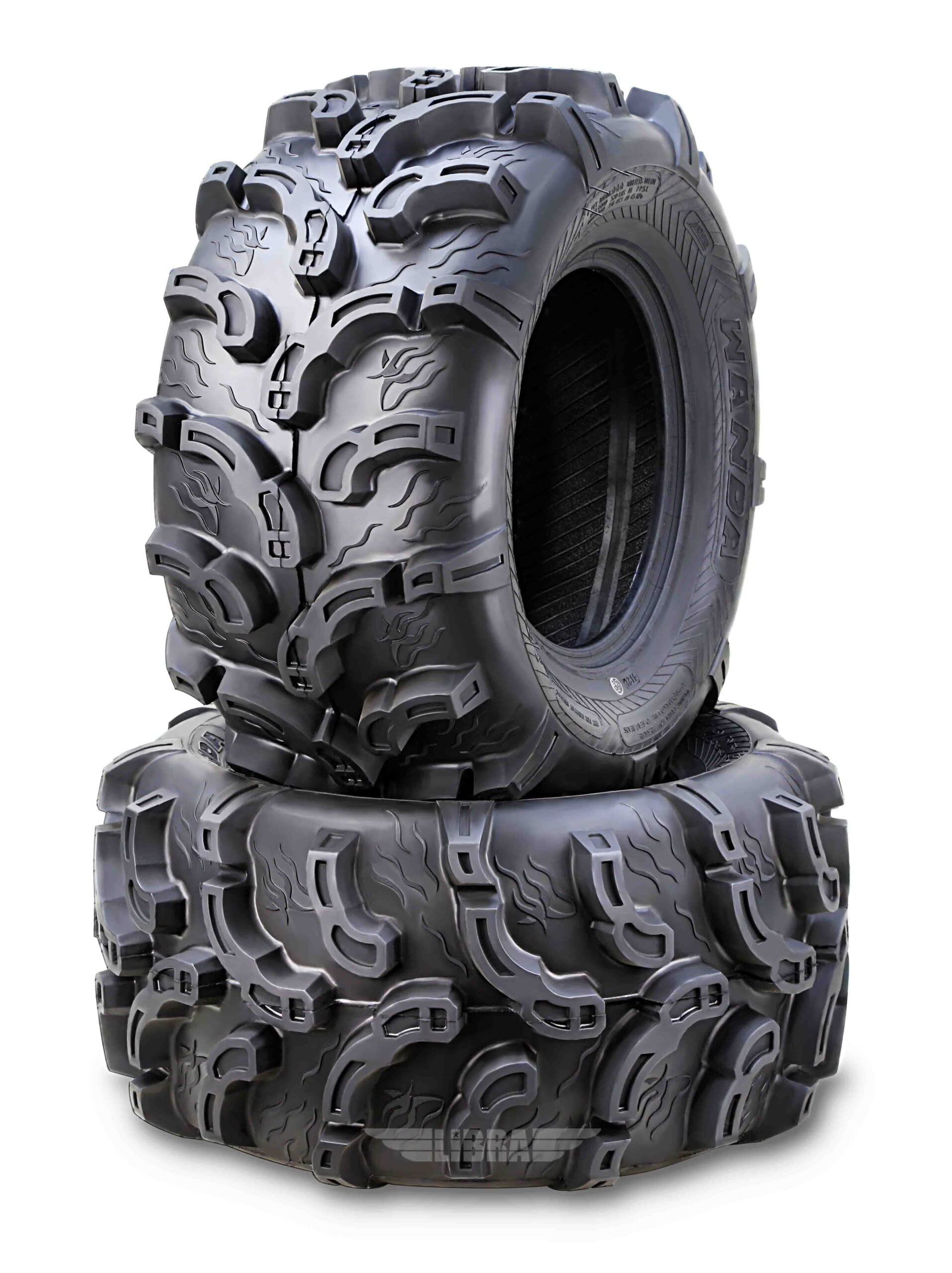 WANDA 2 Premium UTV ATV Tires 25x11-10 25x11x10 Super Mud Snow 6PR P375-10216