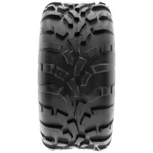 SunF 25x11-12 (25x11x12) ATV/UTV Off-Road Tire, 6PR, Directional Knobby Tread | A010