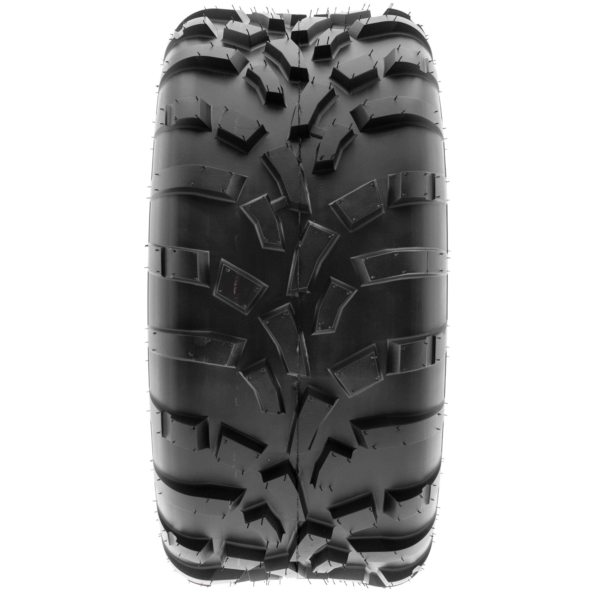 SunF 25x11-12 (25x11x12) ATV/UTV Off-Road Tire, 6PR, Directional Knobby Tread | A010