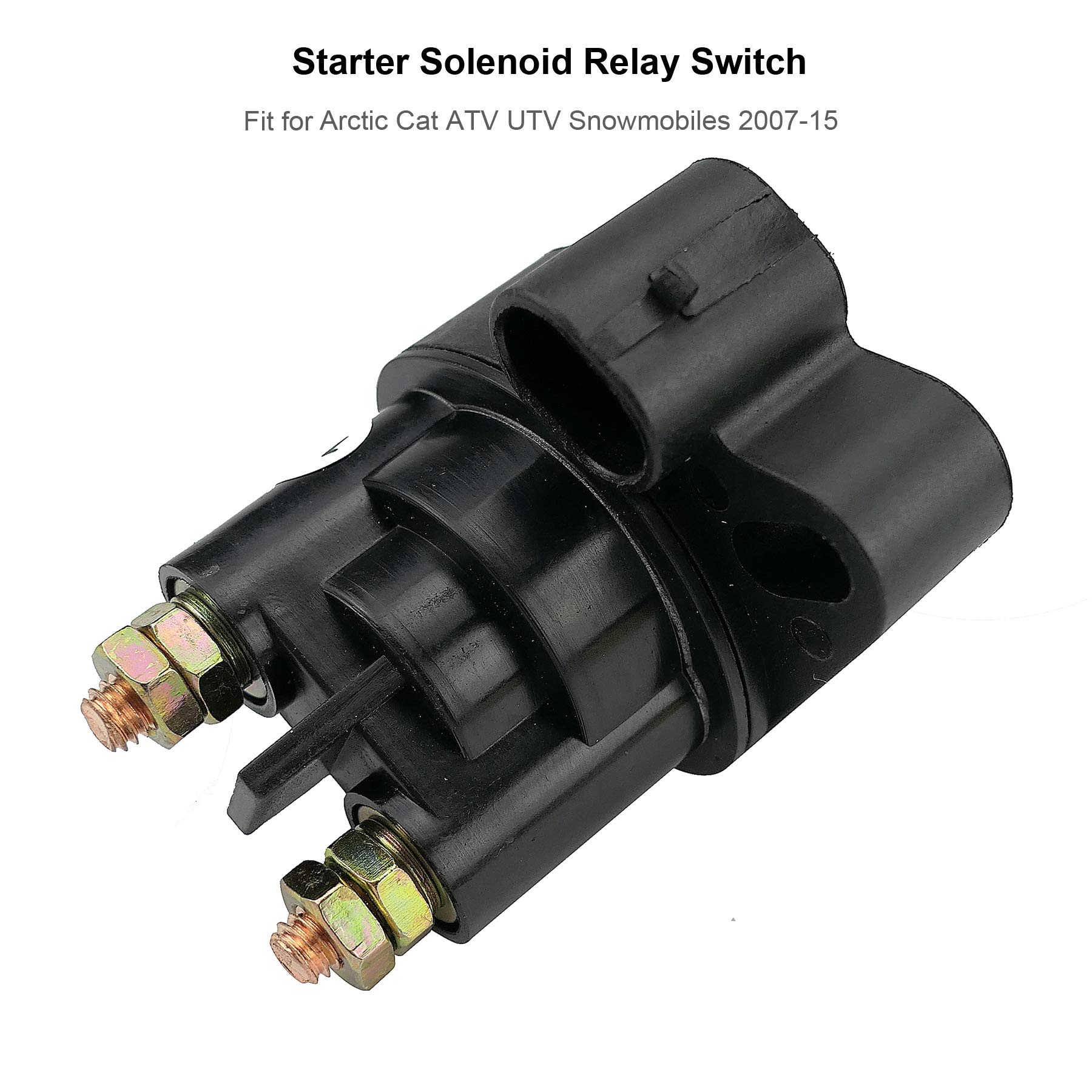Starter Solenoid Relay Switch Fit for Arctic Cat 1000 400 450 500 550 650 700 ATV Solenoid Part Replace for 0445-058 0445-036 12 Volt 2-Terminal