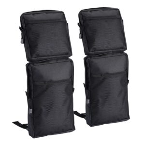 ckeguo atv fender bags, 2-pack motorcycle atv tank saddlebags, universal rear storage tool bags for atv utv dirt bike (black)