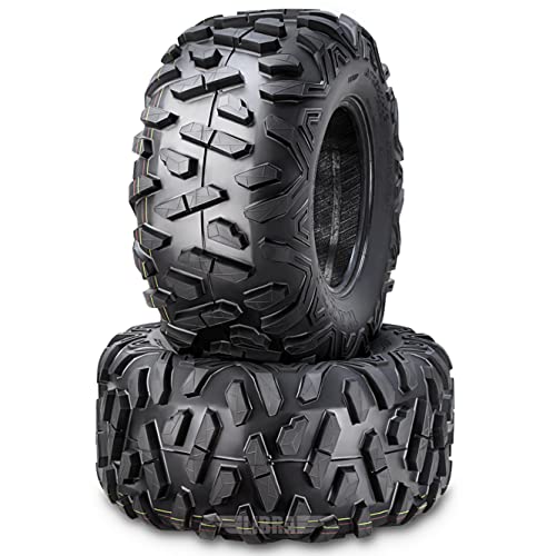 WANDA 26X10-14 UTV ATV Tires 6 Ply 26x10x14 Bighorn Style -Set 2-10184