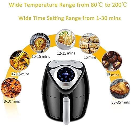 Air Fryer for Home Use 2.6L Air Fryer Intelligent Automatic Capacity Electric Fryer French Fries Household Air Fryer Multi-Function Oven Smokeless Oil