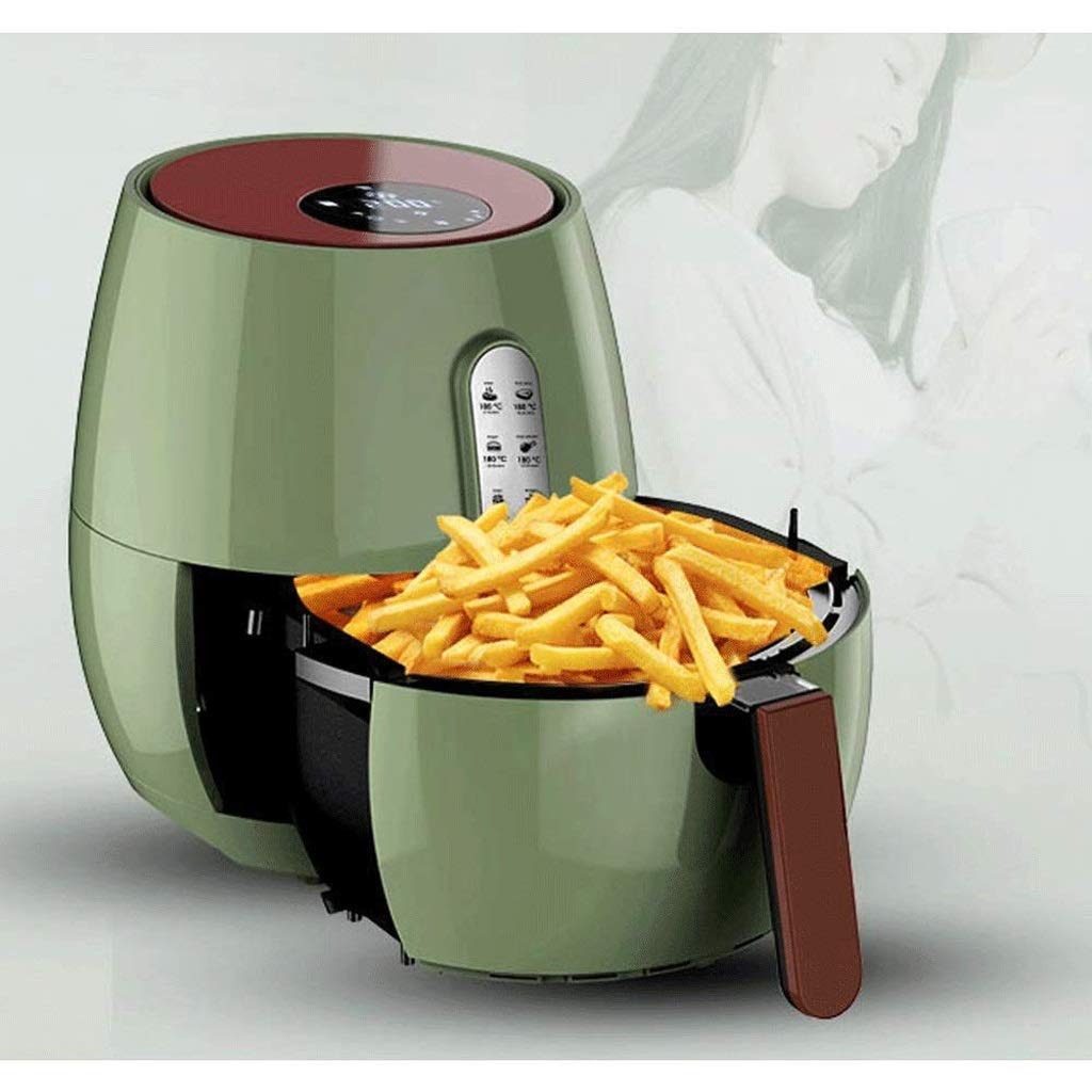 ELEdvb Fume-free Air Fryer Multifunctional Household French Fries Machine Oven Nonstick Pan Bottom 3.5L Every Family