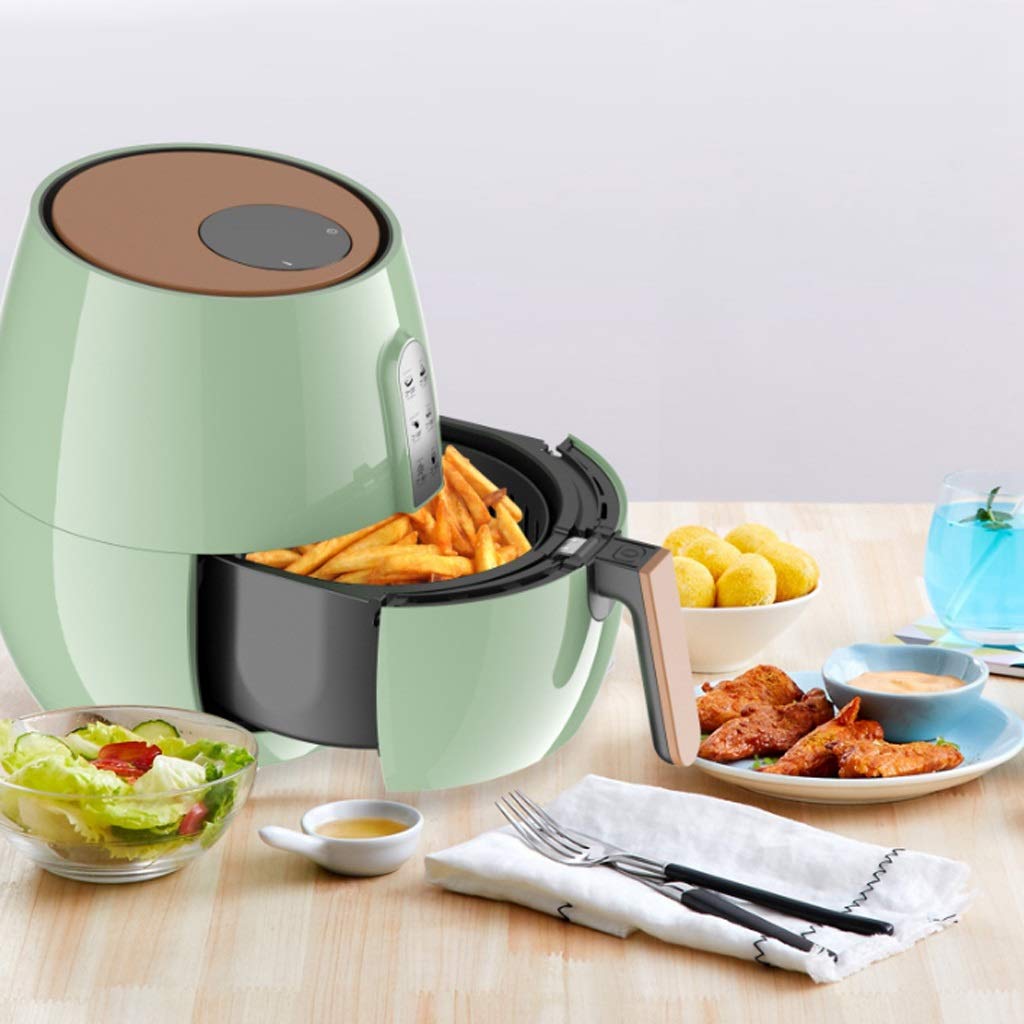 ELEdvb Fume-free Air Fryer Multifunctional Household French Fries Machine Oven Nonstick Pan Bottom 3.5L Every Family