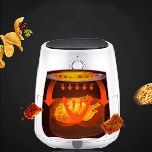 Air Fryer Household Oil Free Low Fat French Fries Machine, Large Capacity Electric Oven Fully Automatic, 4 Liter Large Capacity, Insulated Housing