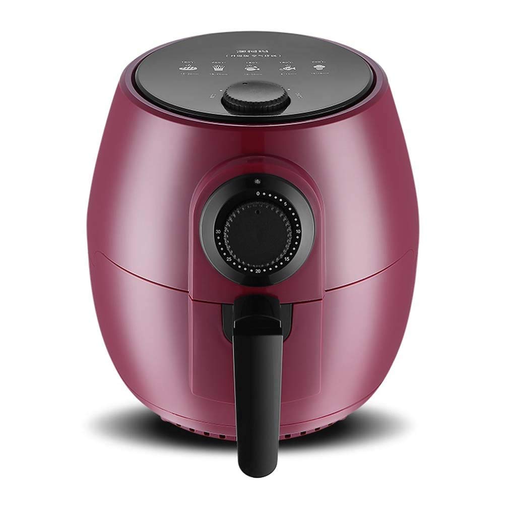 Multifunction Oil Free Air Fryer Oil Free French Fries 1350W Air Fryer Oven 5 Control Panel Menus 30 Minute Timer Fully Adjustable Temperature Control Red Every Family