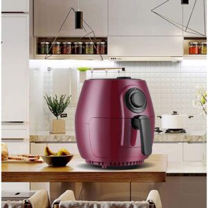 Multifunction Oil Free Air Fryer Oil Free French Fries 1350W Air Fryer Oven 5 Control Panel Menus 30 Minute Timer Fully Adjustable Temperature Control Red Every Family