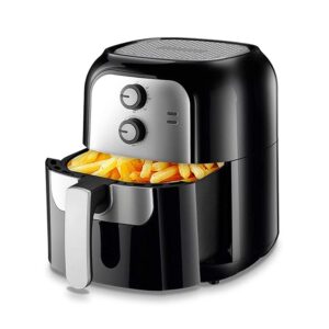 air fryer oil-free electric fryer, household fully automatic large capacity low fat french fries smart air fryer, 360 degree air circulation, integrated liner is easy to clean