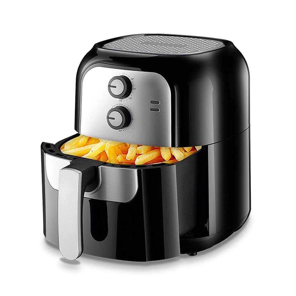 Air Fryer Oil-free Electric Fryer, Household Fully Automatic Large Capacity Low Fat French Fries Smart Air Fryer, 360 Degree Air Circulation, Integrated Liner is Easy to Clean