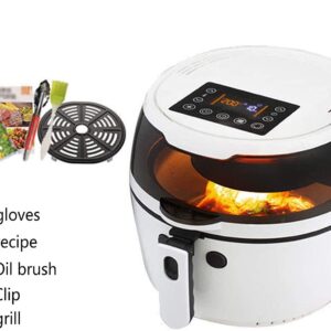 Air Fryer Oven Stove French Fries Machine 8 Liters Oil-Free Air Healthy Fryer Household Automatic Stir Fry Multi-Function Fries Machine Oven Electric Fryer, Adjustable Temperature Contr