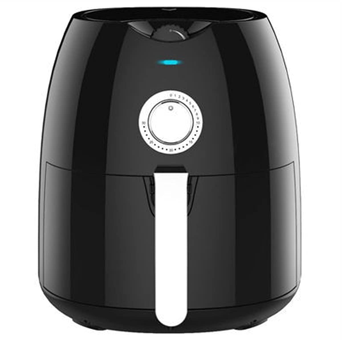 Air Fryer for Home Use 4.5L Electric Fryer LED Touch Screen Oven French Fries Machine Double Pot Large Capacity with Timing Function White Every Family