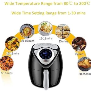 Air Fryer for Home Use 2.6L Air Fryer Intelligent Automatic Capacity Electric Fryer French Fries Household Air Fryer Multi-Function Oven Smokeless Oil Every Family