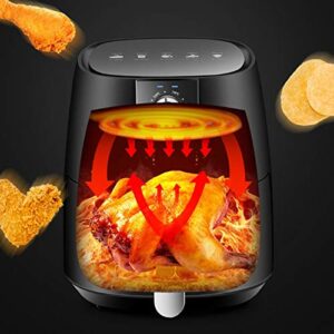 Automatic Electric Deep Fryer Oil Free French Fries Frying Machine Smokeless Multifunctional Chicken Fried Fish Roast Grill Commemoration Day