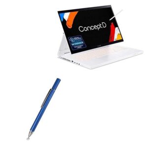 boxwave stylus pen compatible with acer conceptd 7 ezel (cc715-72g) (stylus pen finetouch capacitive stylus, super precise stylus pen for acer conceptd 7 ezel (cc715-72g) - lunar blue