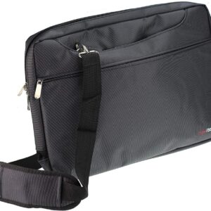 Navitech Black Premium Messenger/Carry Bag Compatible with The Acer ConceptD 7 Ezel | Ezel Pro