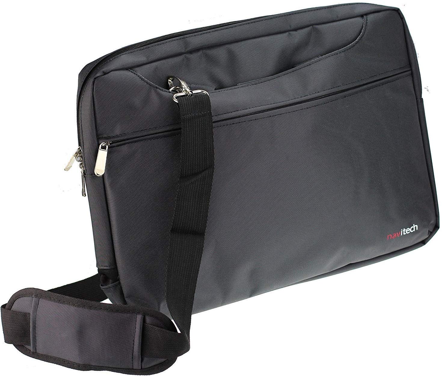 Navitech Black Premium Messenger/Carry Bag Compatible with The Acer ConceptD 7 Ezel | Ezel Pro