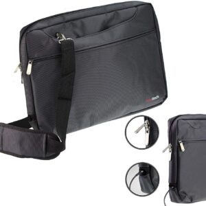 Navitech Black Premium Messenger/Carry Bag Compatible with The Acer ConceptD 7 Ezel | Ezel Pro